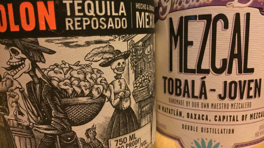 mezcal and tequila