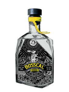 Bosscal Damiana mezcal bottle