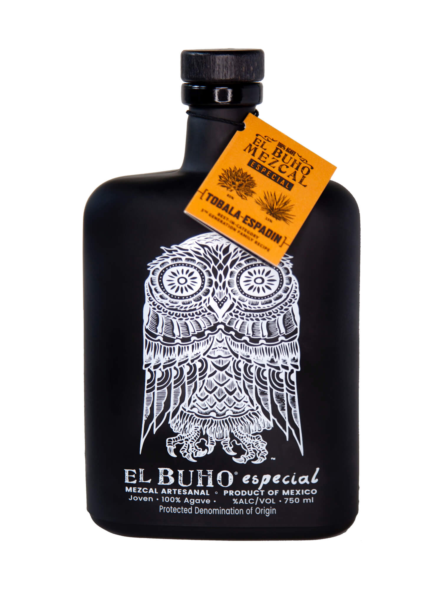 El Buho Tobala-Espadin Mezcal bottle
