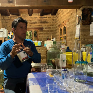 Lalo Tasting Lalo Laws Oaxacking