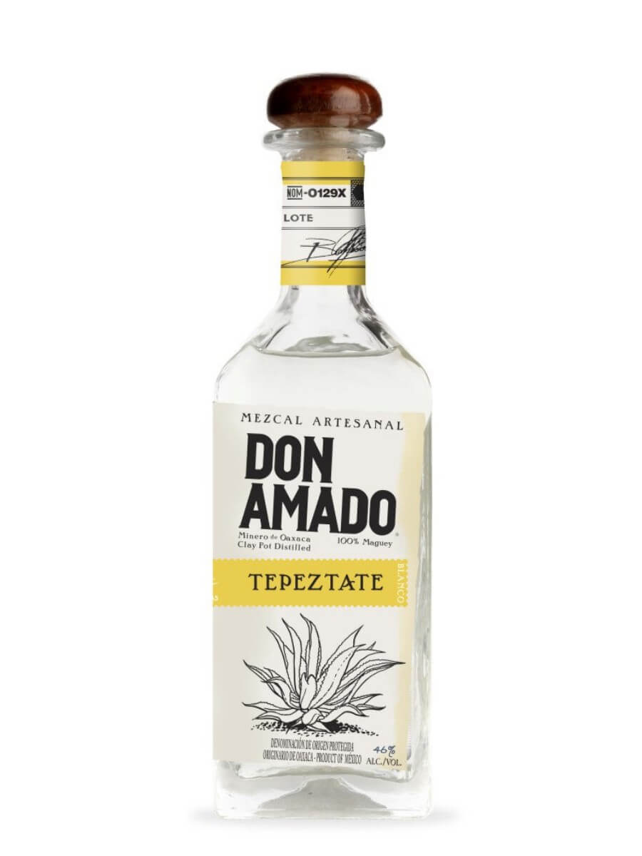 Don Amado Tepeztate mezcal bottle