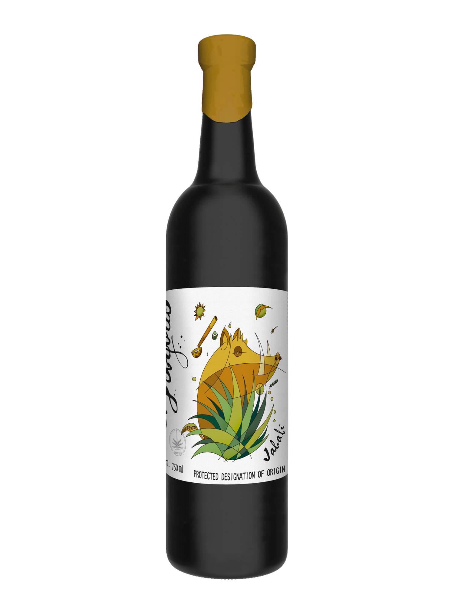 El Jolgorio Jabali Mezcal bottle
