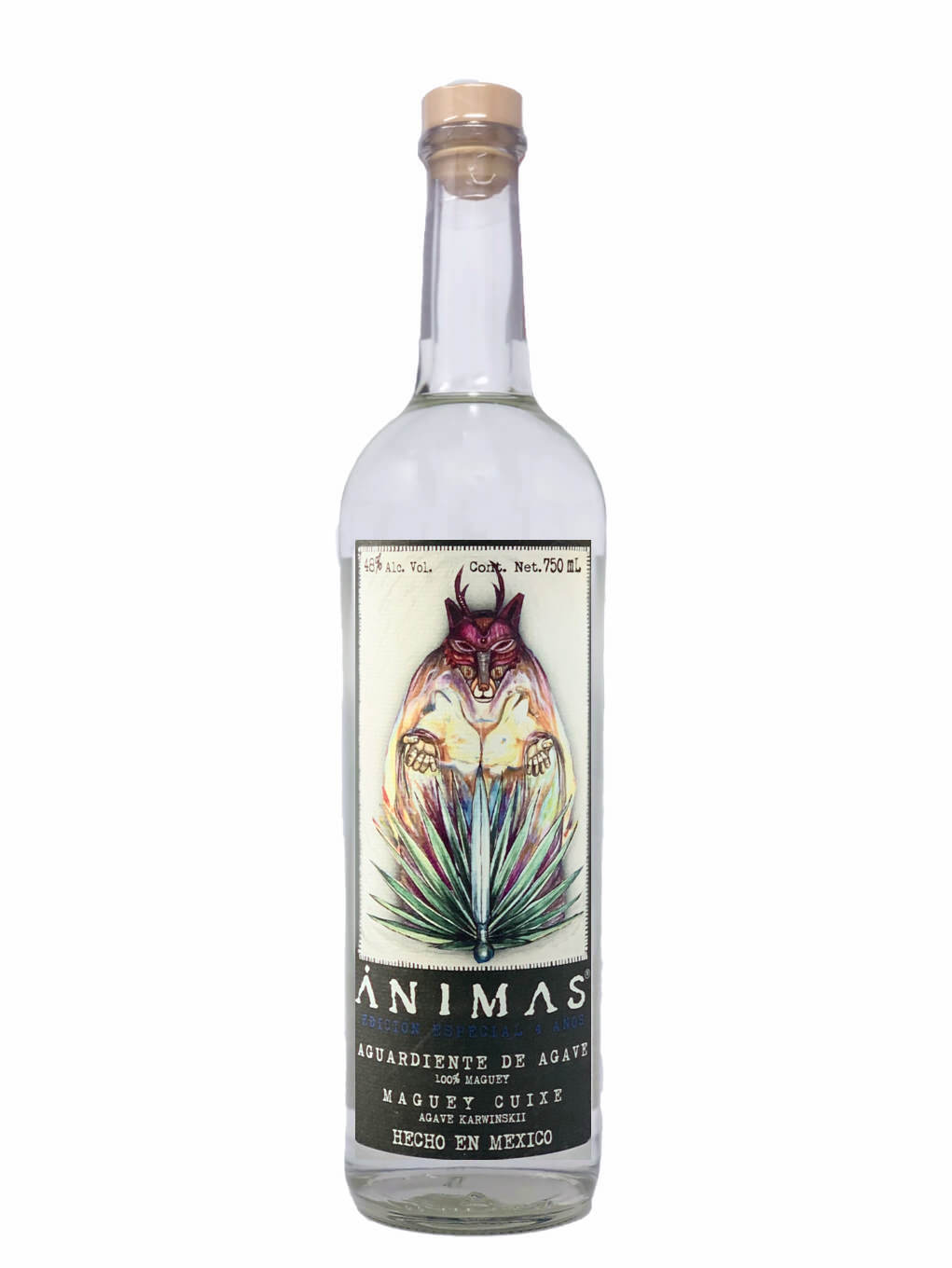 Animas Maguey Cuixe Agave Spirit bottle