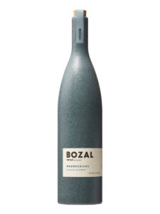 A bottle of Bozal Madrecuishe mezcal