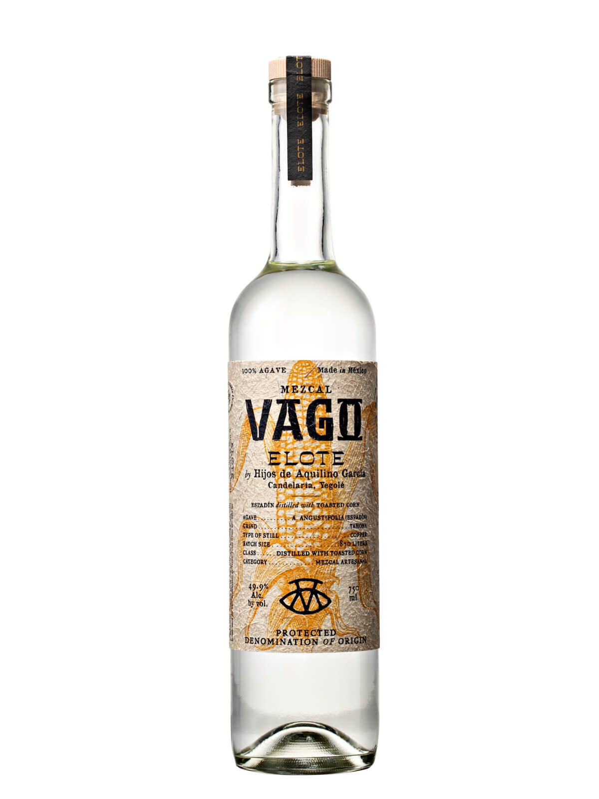 Mezcal Vago Elote bottle