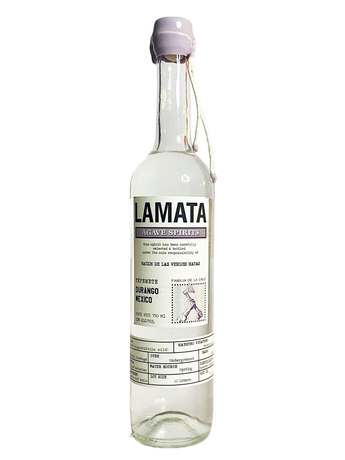 Lamata Tepemete Durango bottle